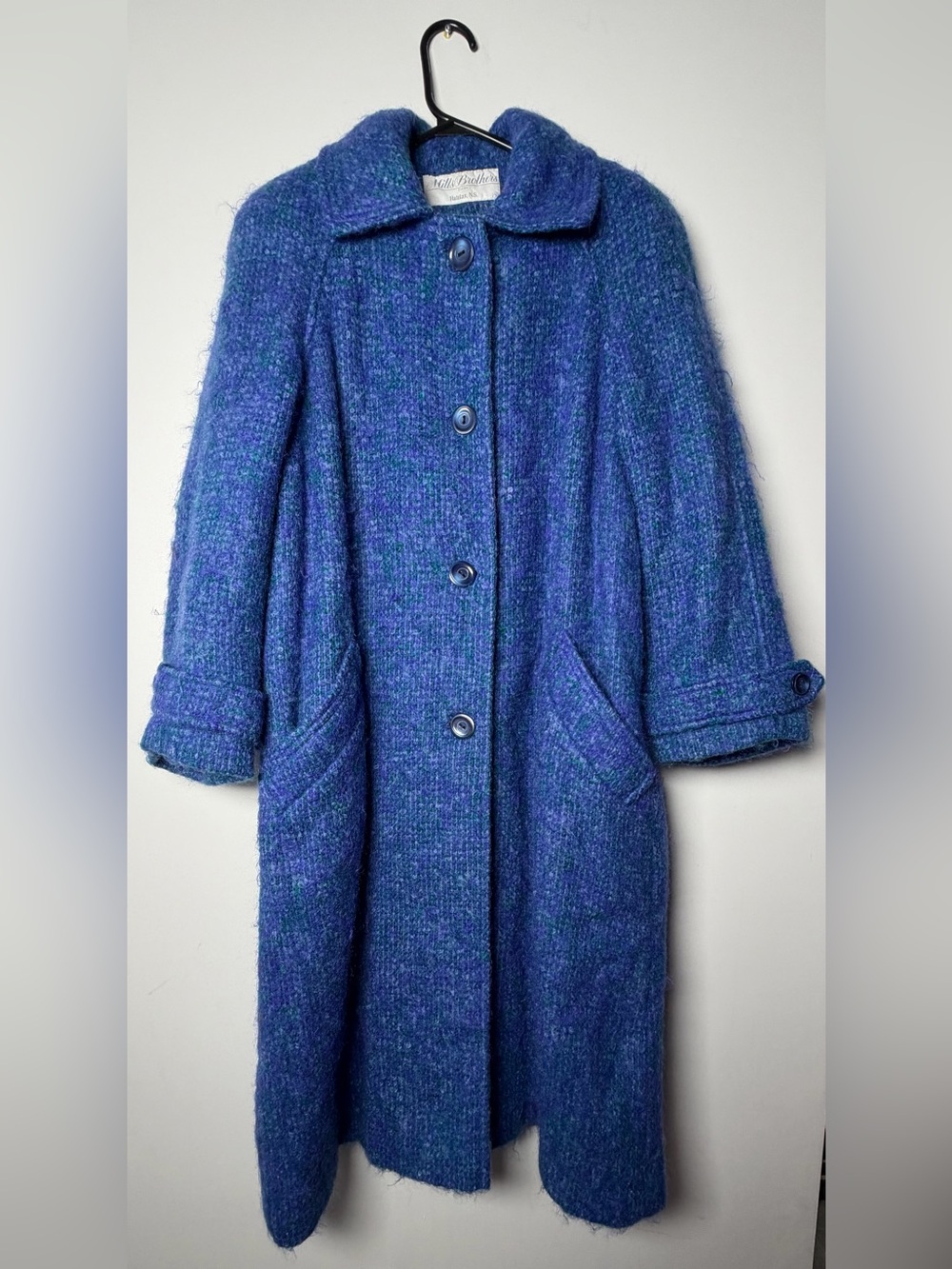 Vintage Dunderry Scotland Mohair Wool Coat Women’s
